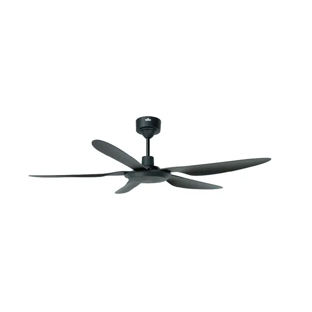Deka F5DC Pro 56 Black DC Ceiling Fan With Remote Control Black