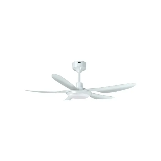 Deka F5DCL Pro 46 LED DC Ceiling Fan With Remote Control Metallic White