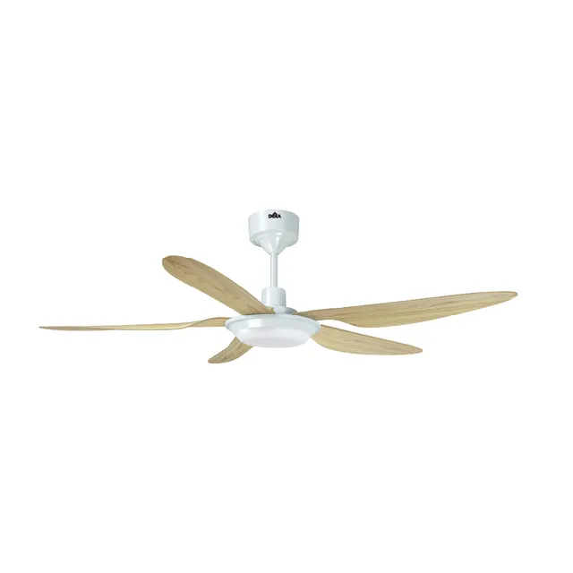 Deka F5DCL Pro 56 LED DC Ceiling Fan With Remote Control Light Wood
