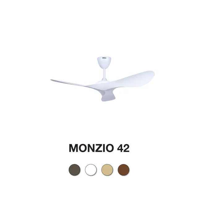 Deka Monzio 42 Matt White Deka+ Ceiling Fan