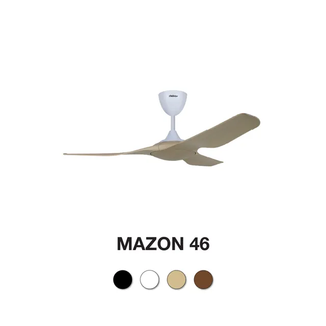Deka Monzio 56 Pinewood 3 Blade Ceiling Fan