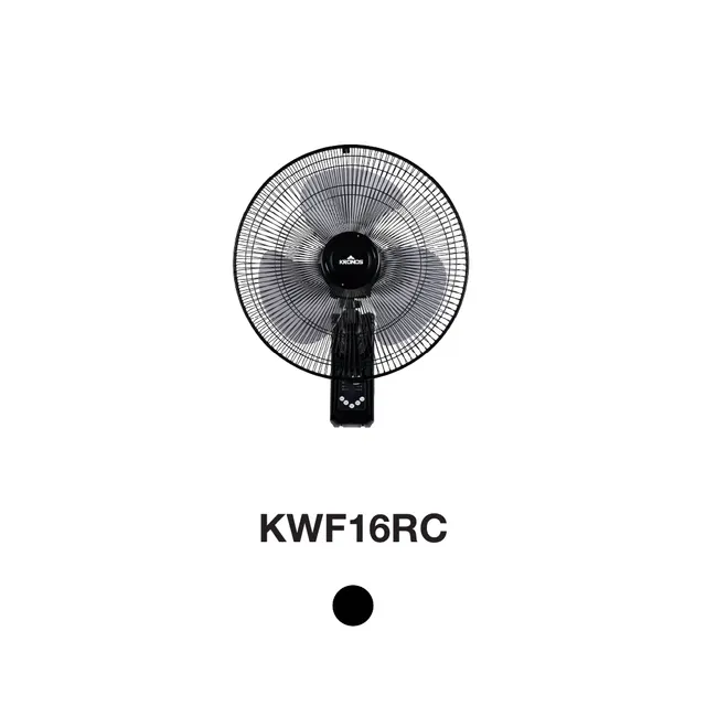 Deka Kronos KWF16RC 16" Remote Wall Fan