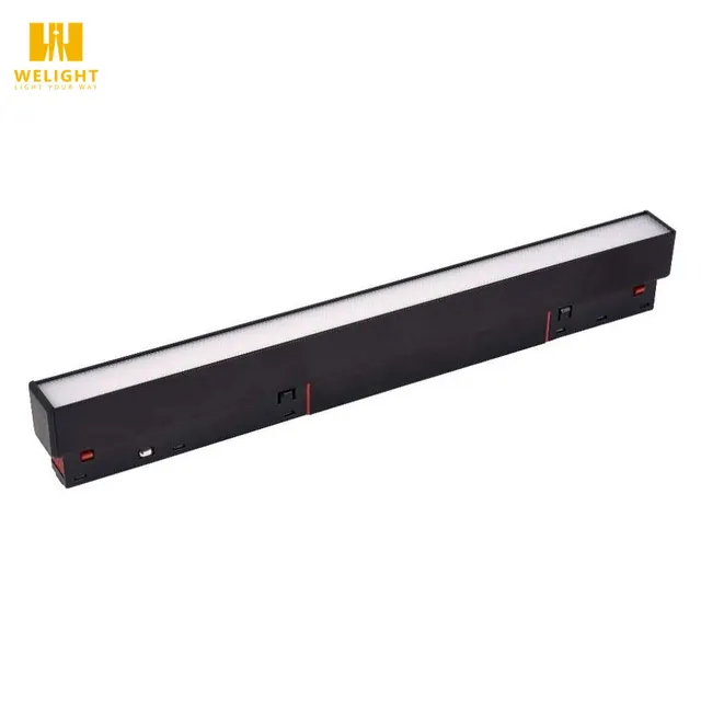 Esnco Magnetic Flood Light 12W 300MM 6500K BK