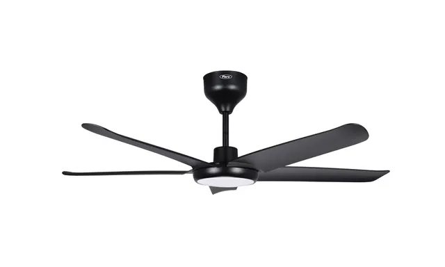 Fiero Freya 48L Matt Black Ceiling Fan With LED