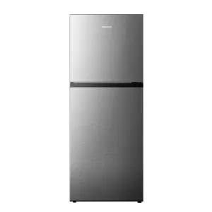 Hisense Twin Door Fridge 240L/205L, Inverter(Dark Grey Metal)