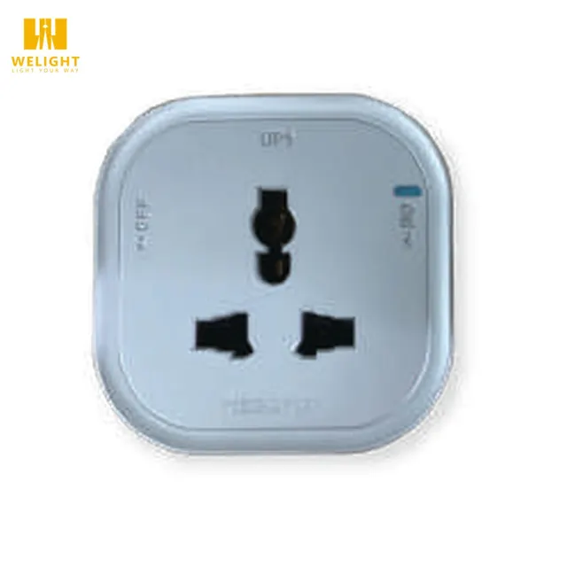 Megaman YTTSX01-F-13AU Square Universal Socket Adaptor Silver