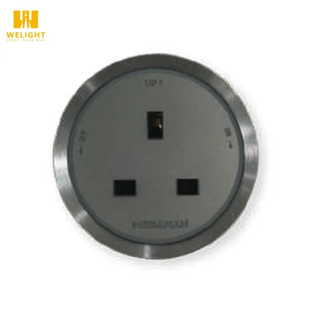 Megaman YTTSZ01-Y-13A Round Socket Adaptor Silver