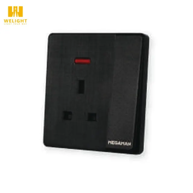 Megaman YTZ8-13A-1/PLUS 250V 13A 1G Socket With Big Switch