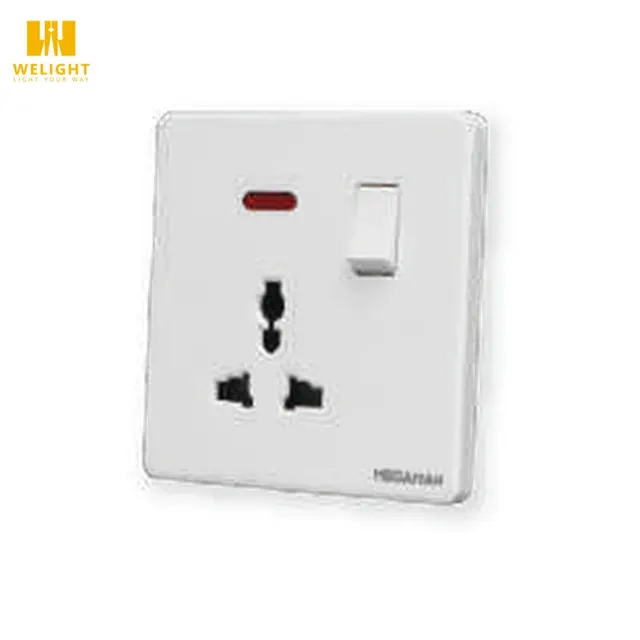 Megaman YTZ8-13AU-1/N 13A 1GANG Universal With Neon White