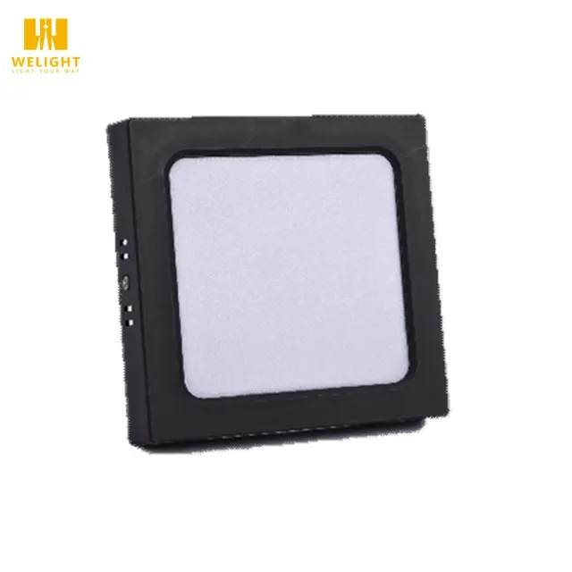 Melema LED Surface Downlight 24W 3000K Sq 12IN Black