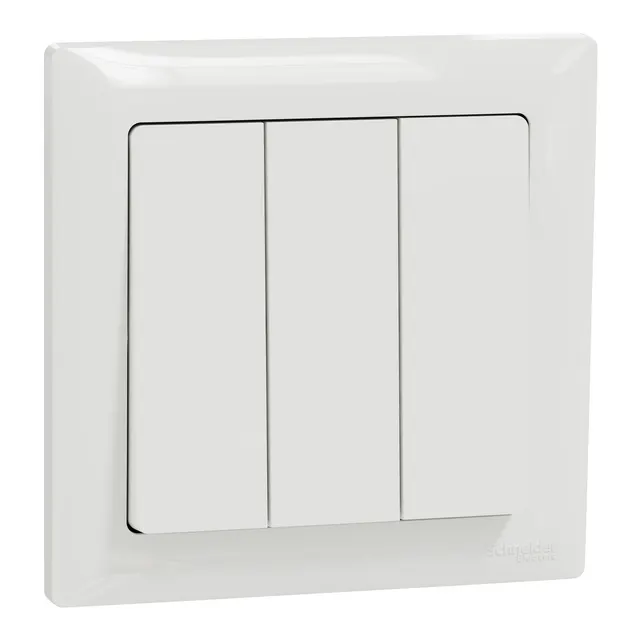 Affle Plus 10AX 250V 3G 1W White