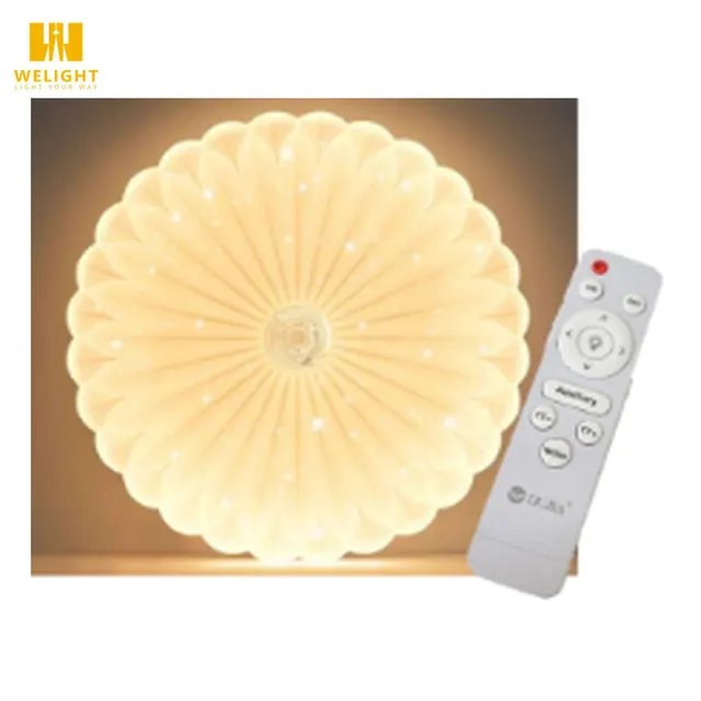 Dujia DJ-303A Ceiling Lamp Tri-Colour 2 48W 500MM With Remote