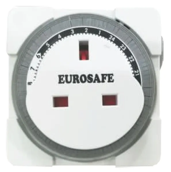 Eurosafe 24 Hour 13A Timer Square