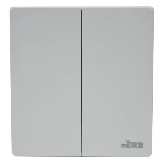 reTOUCH Ultra Rimless 16A 2 Gang Switch