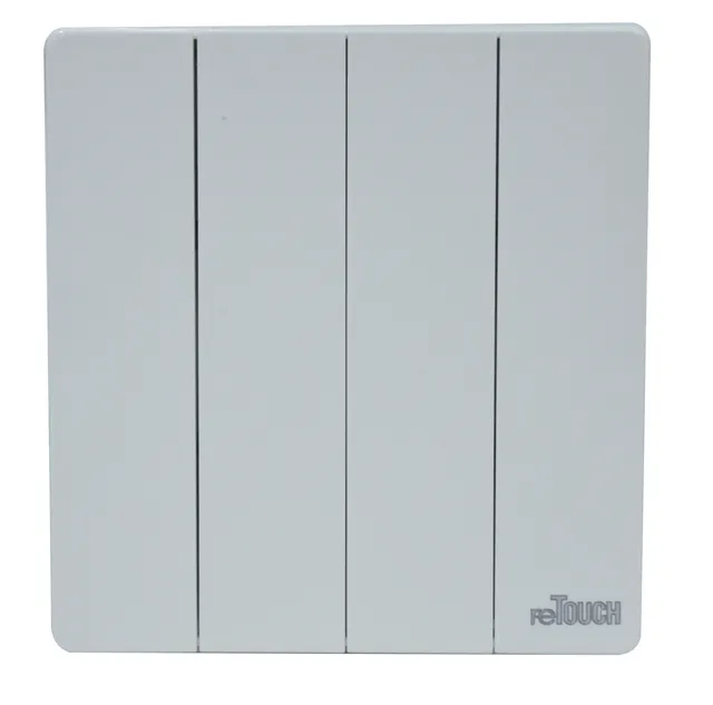 reTOUCH Ultra Rimless 16A 4 Gang Switch